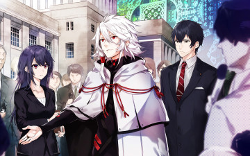 обоя аниме, seikaisuru kado, персонажи