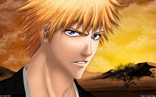 Обои картинки фото аниме, bleach, блич