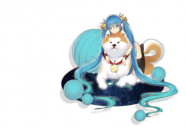 Обои картинки фото аниме, vocaloid, hatsune, miku