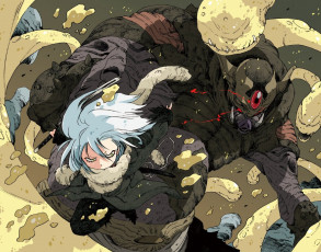 Картинка о+моём+перерождении+в+слизь аниме tensei+shitara+slime+datta+ken tensei shitara datta ken rimuru tempest