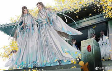 Картинка аниме mo+dao+zu+shi лань ванцзи сичэнь книга человечек