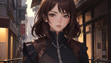 Картинка аниме unknown +другое+ нейросети графика нейроарт ai art нейронные сети рисунки нейро искусство красивая девушка