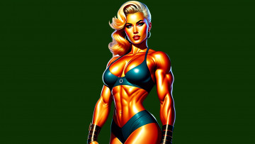 Картинка рисованное люди девушка женщина блондинка светловолосая сексуальная модель звезда позирует разная обувь верхняя стильная одежда нижнее эротическое бельё трусы лифчик колготки чулки аксессуары макияж и множество элементов на фотографии