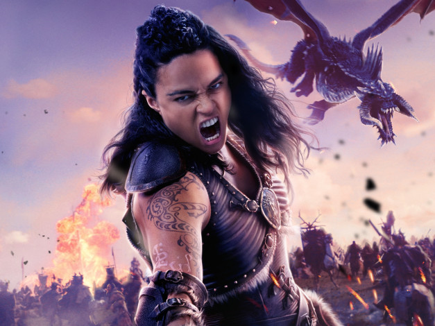 Обои картинки фото dungeons & dragons,  honor among thieves ,  2023 , кино фильмы,  honor among thieves, подземелья, и, драконы, честь, среди, воров, фэнтези, боевик, комедия, мишель, родригес, michelle, rodriguez, holga