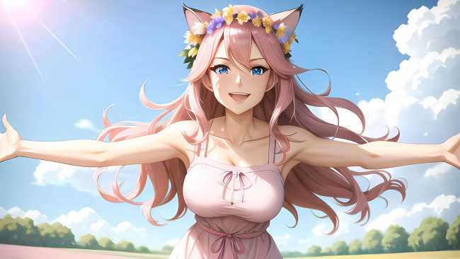 Обои картинки фото аниме, животные,  существа, нейросети, графика, нейроарт, ai, art, нейронные, сети, рисунки, нейро, искусство