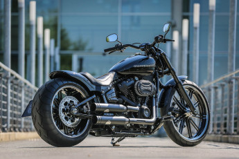 Картинка харлей мотоциклы harley-davidson мотоцикл байк чёрный thunderbike customs