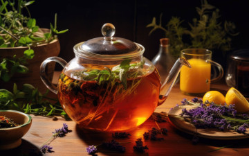 Картинка 3д+графика еда- food чай