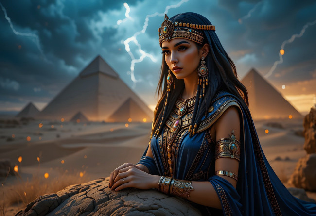Обои картинки фото 3д графика, люди , people, египтянка