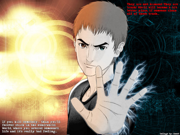 Обои картинки фото аниме, gantz