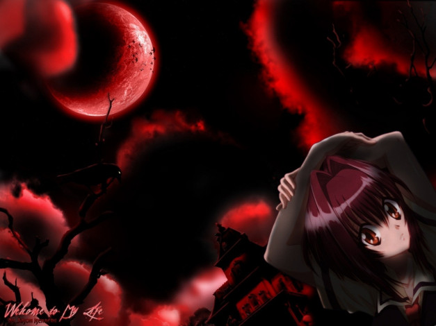 Обои картинки фото karin, аниме