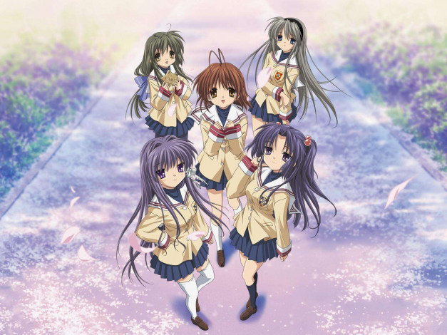 Обои картинки фото аниме, clannad
