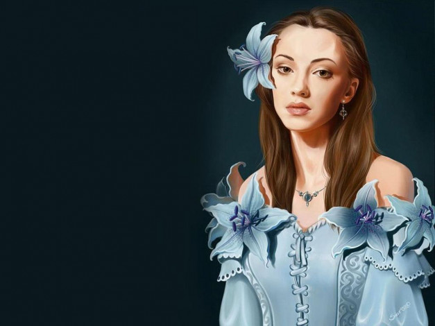 Обои картинки фото фэнтези, девушки