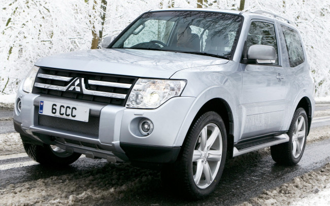 Обои картинки фото mitsubishi, pagero, shogun, door, автомобили