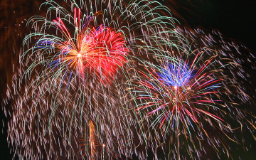 Картинка разное салюты фейерверки