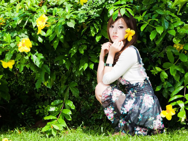 Обои картинки фото -Unsort Азиатки, девушки, unsort, азиатки