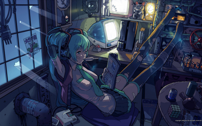 Обои картинки фото аниме, vocaloid