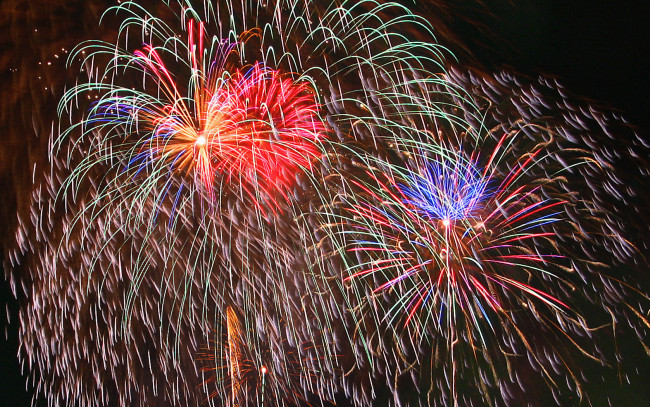 Обои картинки фото разное, салюты, фейерверки