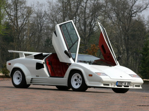 Картинка lamborghini countach 5000 quattrovalvole автомобили