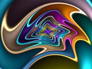 Картинка 3д графика fractal фракталы узор цвета фон