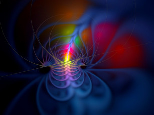 Картинка 3д графика fractal фракталы узор цвета фон