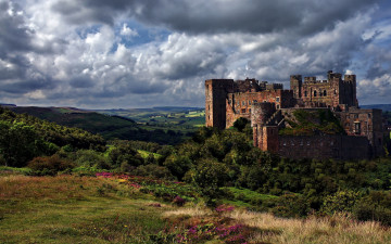 Картинка города дворцы замки крепости замок небо поле лето