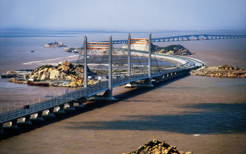 Картинка города мосты река мост