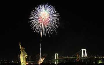 Картинка разное салюты фейерверки салют ночь