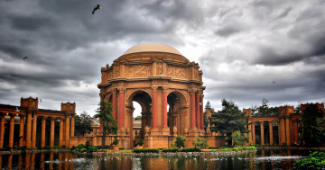 Картинка palace of fine arts san francisco города сан франциско сша сан-франциско пруд дворец