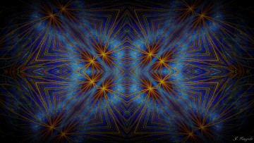 Картинка 3д графика fractal фракталы цвета фон узор