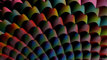 Картинка 3д графика fractal фракталы узор фон цвета