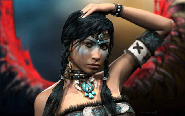 Обои картинки фото 3д, графика, people, люди, девушка