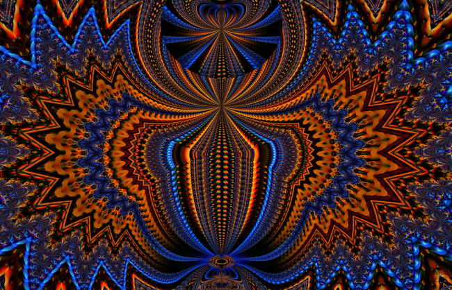 Обои картинки фото 3д, графика, fractal, фракталы, цвета, узор