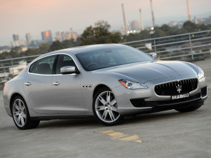 Картинка автомобили maserati серый 2014г au-spec quattroporte