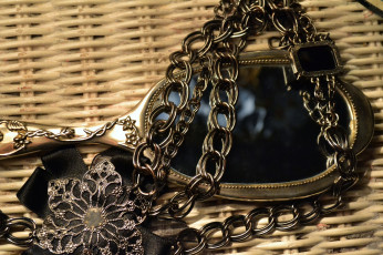 Картинка разное украшения +аксессуары +веера украшение винтаж зеркало цепочка