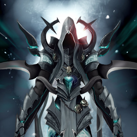 Обои картинки фото видео игры, diablo iii,  reaper of souls, черепа, блик, свет, доспехи, игра, дьявол