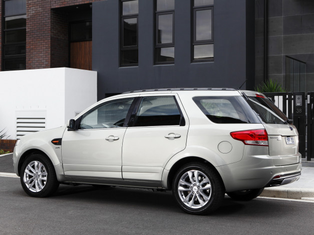 Обои картинки фото автомобили, ford, серый, sz, ts, territory