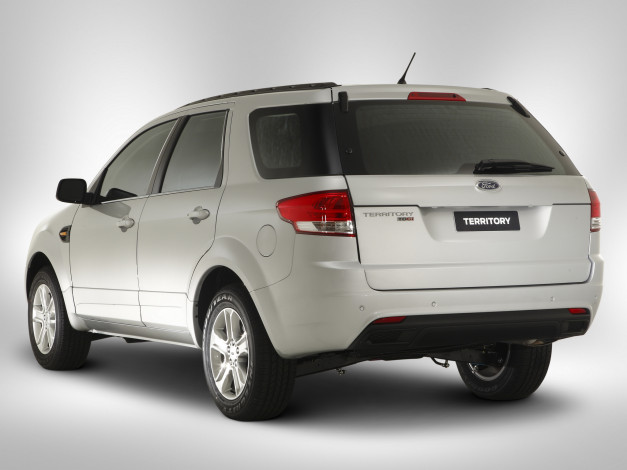 Обои картинки фото автомобили, ford, серый, sz, tx, territory