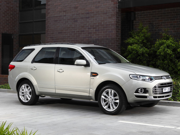Обои картинки фото автомобили, ford, sz, ts, territory, серый