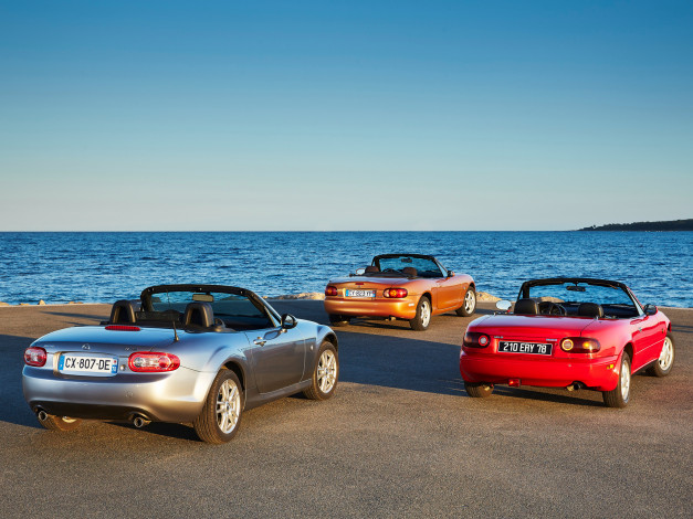 Обои картинки фото автомобили, mazda, mx-5