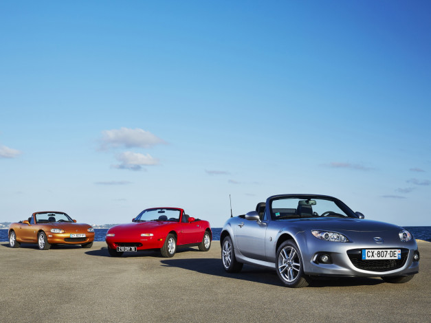 Обои картинки фото автомобили, mazda, mx-5