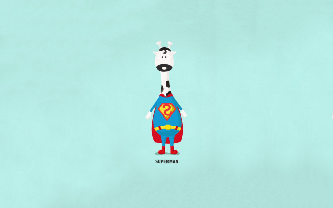 Обои картинки фото рисованные, минимализм, корова