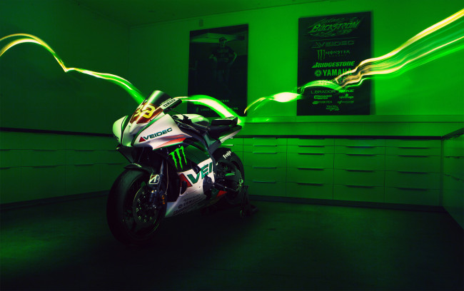 Обои картинки фото мотоциклы, yamaha