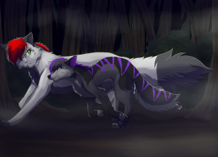 Картинка рисованное животные +сказочные +мифические собаки