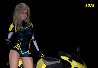 Картинка 3д+графика люди+ people девушка фон взгляд