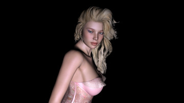 Картинка 3д+графика люди+ people фон взгляд девушка