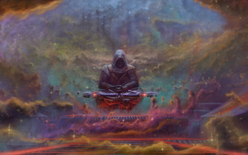 Картинка фэнтези _star+wars art star wars meditation sith