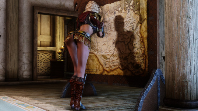 Обои картинки фото 3д графика, фантазия , fantasy, взгляд, девушка, карта, фон