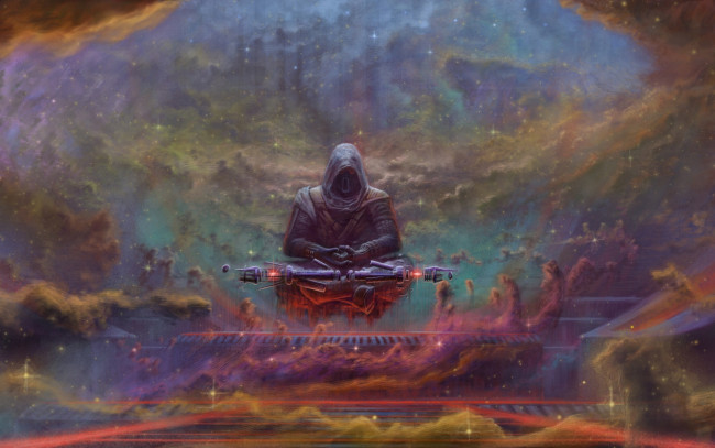 Обои картинки фото фэнтези, _star wars, art, star, wars, meditation, sith