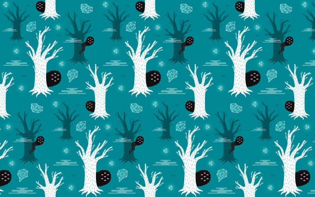 Обои картинки фото векторная графика, природа , nature, фон, деревья