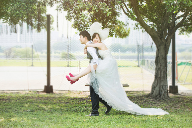 Обои картинки фото разное, мужчина женщина, невеста, жених, любовь, девушка, пара, парень, азиаты, праздник, свадьба, счастье